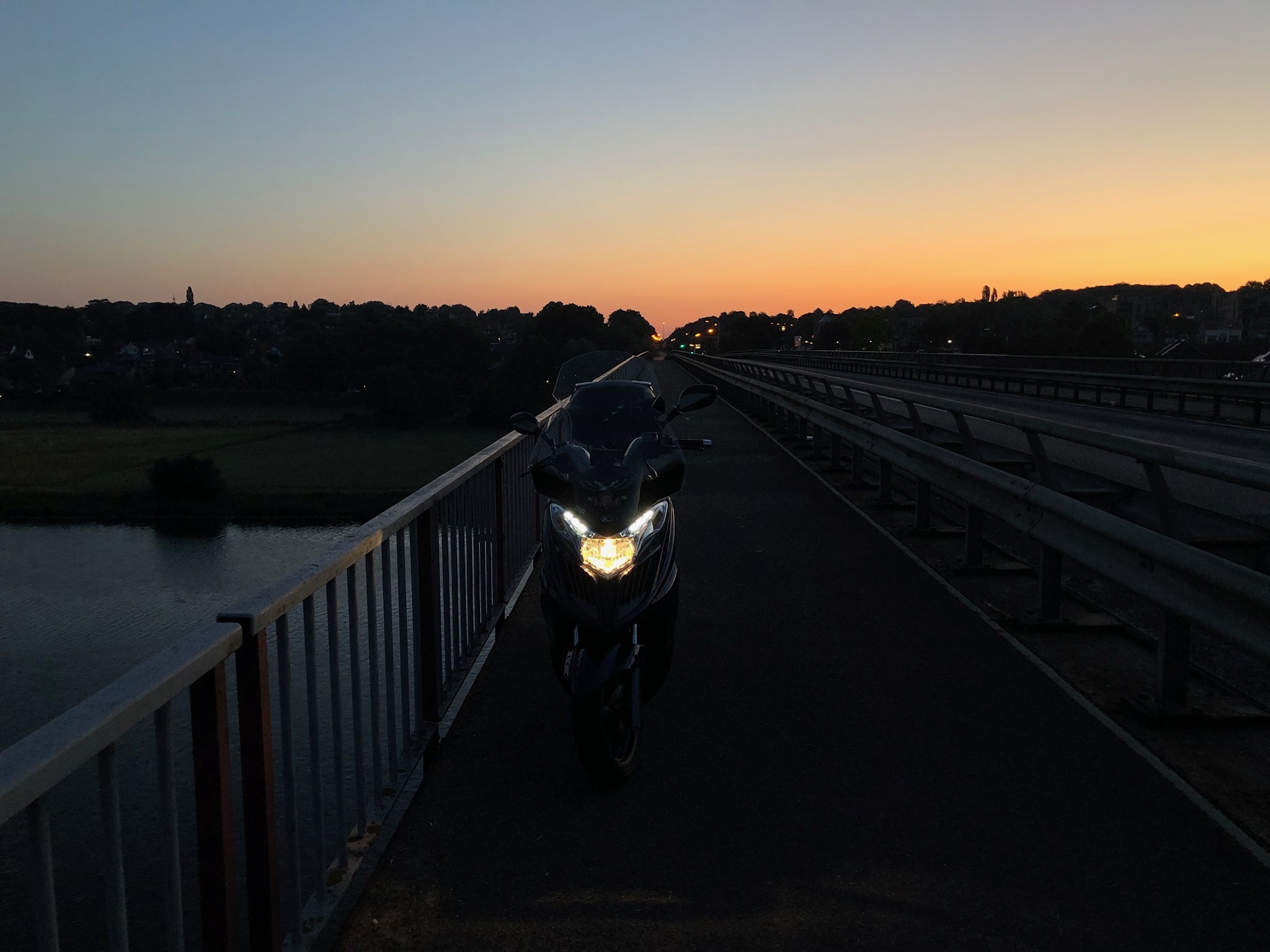 Uitzicht bij de brug Rhenen